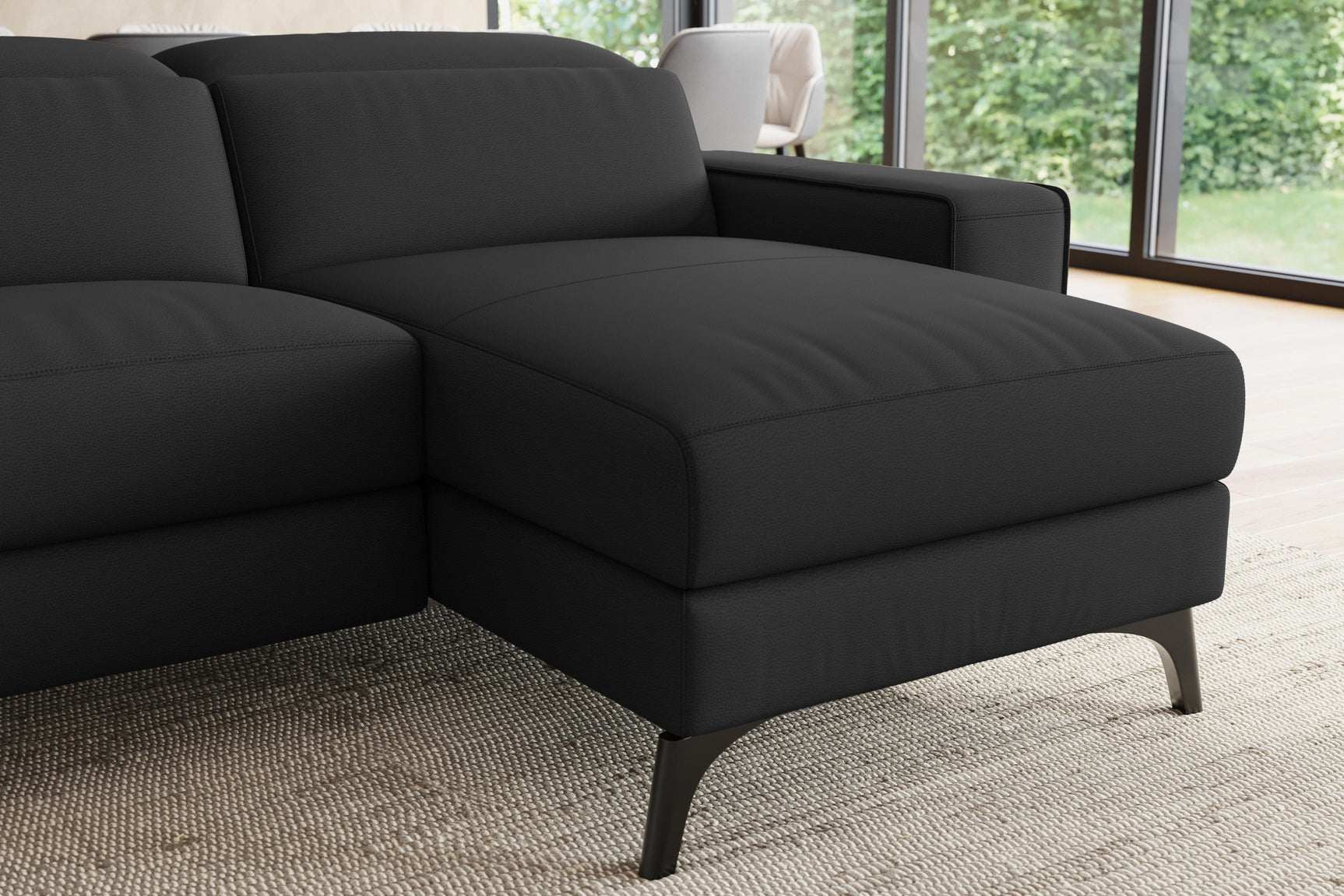 Esther Leather Corner Recliner Sectional Sofa