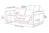 Isla Leather Recliner Sofa
