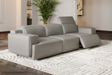 Canapé inclinable en cuir Valentina