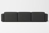 Sofá modular seccional de cuero Nathan