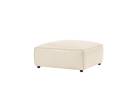 Pouf en cuir Nathan