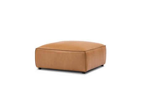 Pouf en cuir Nathan