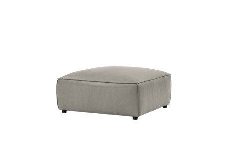 Pouf en cuir Nathan