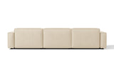 Sofá modular seccional de cuero Nathan
