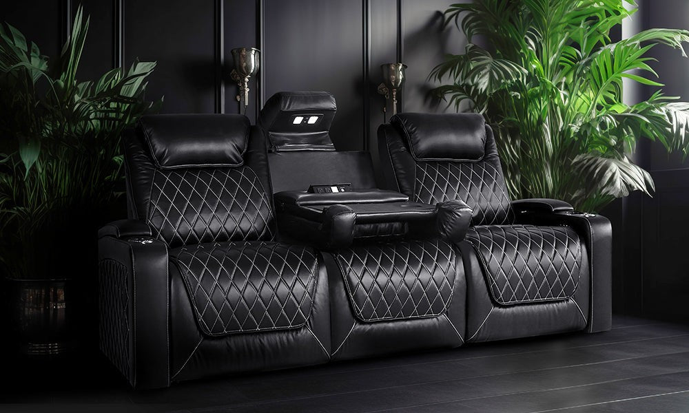 Oslo XL Console Cinema Seating – Premium Recliner Seating & Cinema Sofa