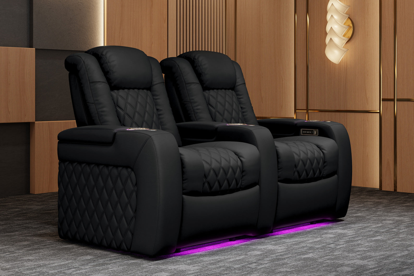 Tuscany Luxury Float Zero Gravity Heat & Massage 2025 Home Theater Seating