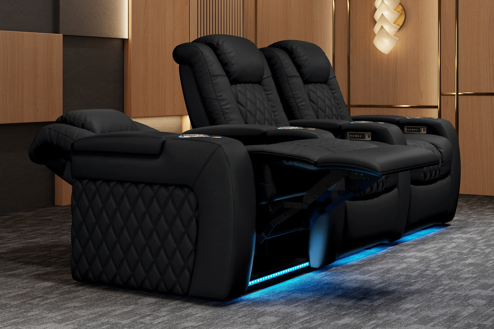 Tuscany Luxury Float Zero Gravity Heat & Massage 2025 Home Theater Seating