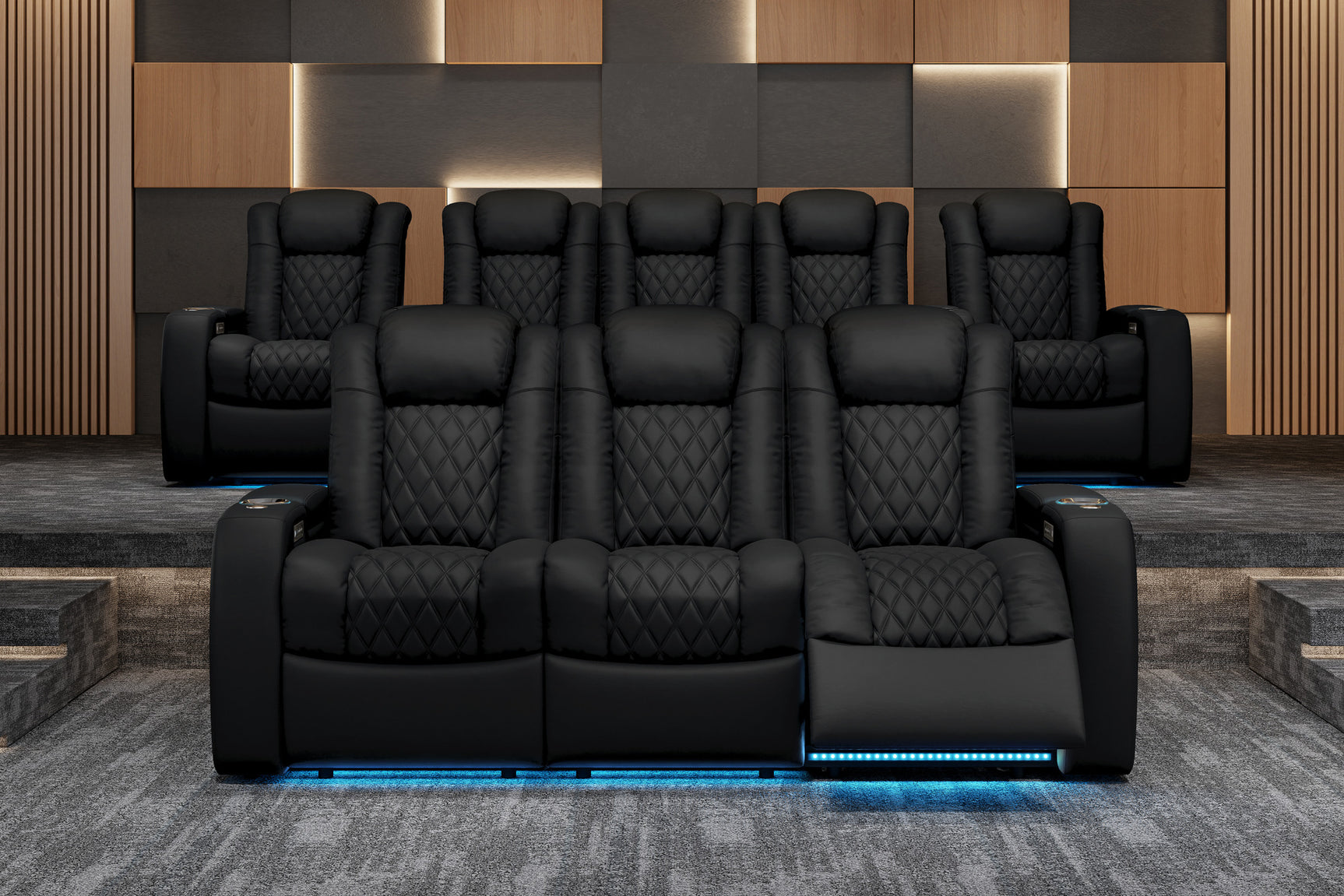 Tuscany Luxury Float Zero Gravity Heat & Massage 2025 Home Theater Seating