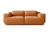 Canapé inclinable en cuir Valentina