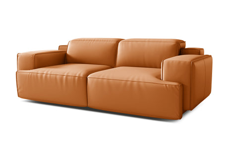 Canapé inclinable en cuir Valentina