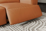 Canapé inclinable en cuir Valentina