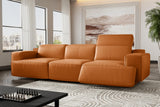 Canapé inclinable en cuir Valentina