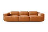 Canapé inclinable en cuir Valentina