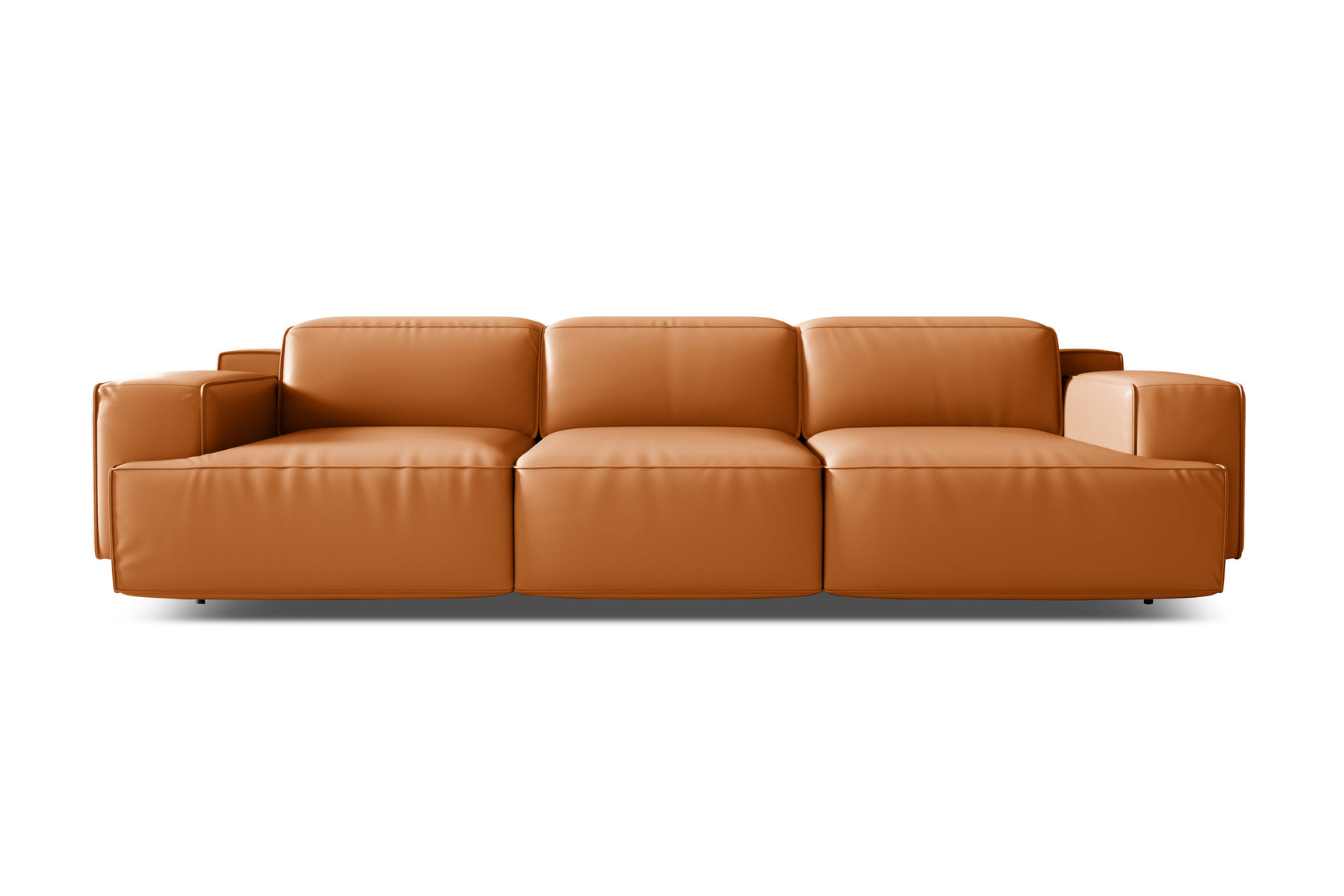 Canapé inclinable en cuir Valentina