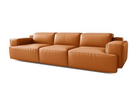 Canapé inclinable en cuir Valentina