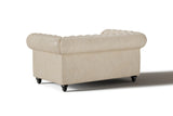 Canapé Chesterfield en cuir Parme