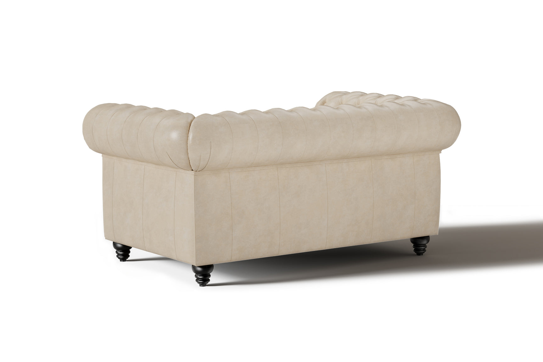Canapé Chesterfield en cuir Parme