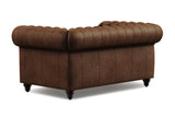 Canapé Chesterfield en cuir Parme