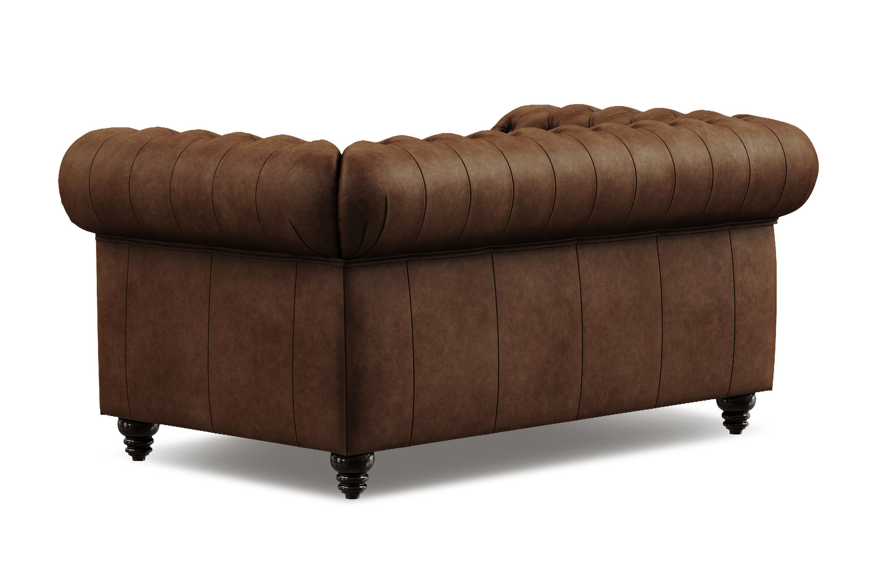 Canapé Chesterfield en cuir Parme