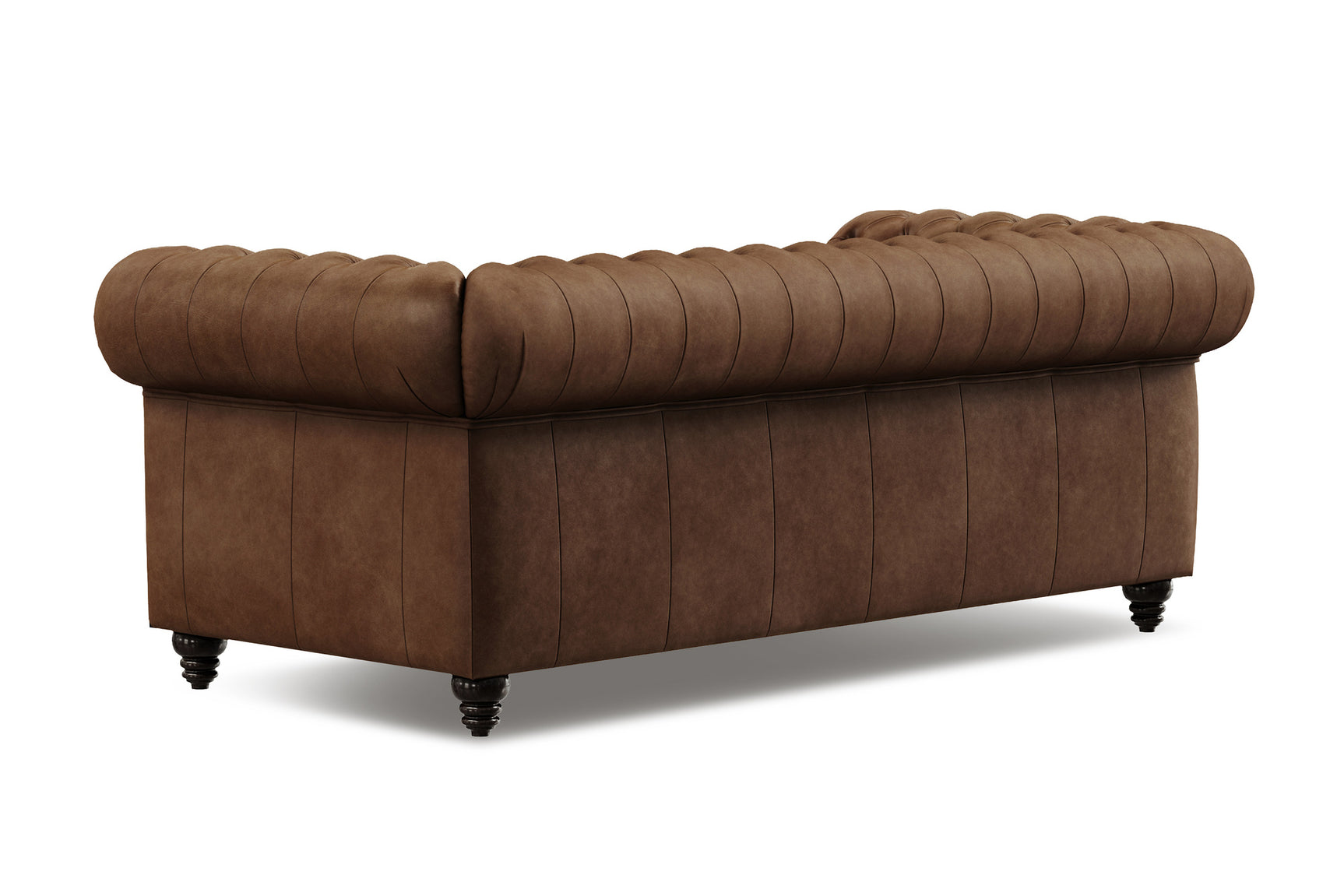Canapé Chesterfield en cuir Parme