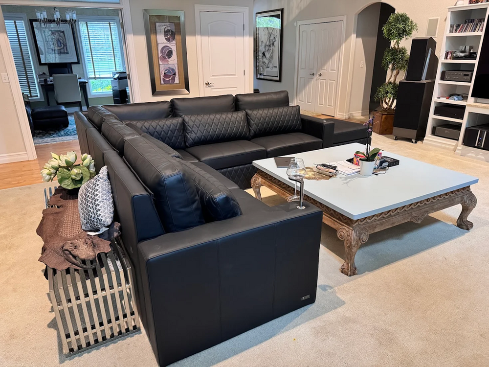 Pisa Leather Lounge Sectional