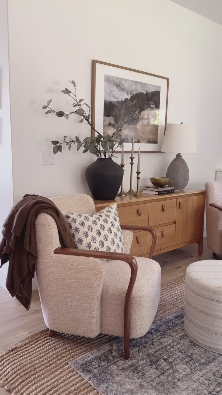 Emma Fabric & Wood Accent Chair – Valencia Theater Seating EU